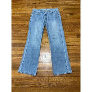 Urban Pipeline Mens Relaxed Bootcut Jeans Size 36x32 Blue 100% Cotton Denim